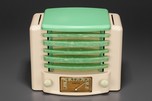 Kadette ’Classic’ Radio Model K-12 in Ivory and Green Plaskon - Scarce